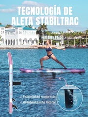 Niphean Tabla Paddle Surf Hinchable, Tabla de Paddle Surf 305 cm con Aletas de Equilibrio para Principiantes y Accesorios Resistentes, Sup Board para