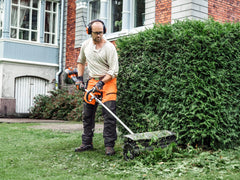 28cc 2-Cycle 20-Inch Straight-Shaft Gas String Trimmer with Attachment and Edger Capability