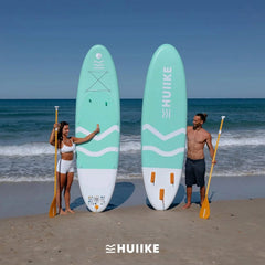 HUIIKE Tabla Paddle Surf Hinchable con Accesorios Incluidos, Remo, Quillas, Inflador. Stand Up Paddle Board Gran Estabilidad y Resistencia. 305 x 84 x
