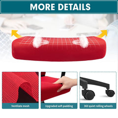 Ergonomic Mesh Office Chair with Lumbar Support, Breathable Computer Desk Chair