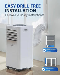Aire Acondicionado Portátil 9000 BTU, 4 en 1