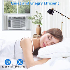 6,000 BTU 115V Window Air Conditioner with Reusable Filter, for Rooms Up to 250 Sq. Ft.