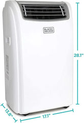 2025 Climatizador móvil 14 000 BTU con función calefacción y mando a distancia, blanco