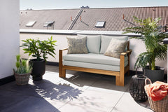 Primaster Loungebett Capri inkl. Auflage Sonnenbett 141x130x35cm Sonnenliege