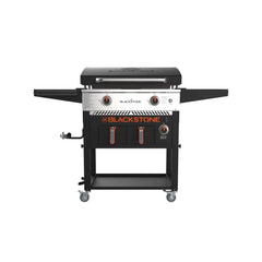 28-Inch 2-Burner Griddle with Electric Air Fryer and Hood