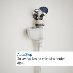 Bosch - Lavavajillas Libre Instalación, 60 cm, Serie 4, Home Connect, Motor EcoSilence, Acero, SMS4EMI06E