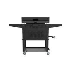 28-Inch 2-Burner Griddle with Electric Air Fryer and Hood