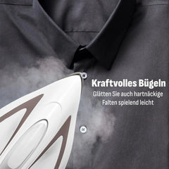 Tefal Dampfbügelstation Pro Express Ultimate, 7,7 Bar, 155 g/Min. Kontinuierlicher Dampf, 500 g/Min. Extra-Dampfstoß, 2600 Watt, Kalk-Kollektor,