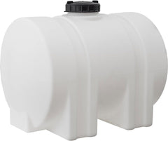 550-Gallon Horizontal Polyethylene Water Tank with Legs for Water and Non-Flammable Liquids