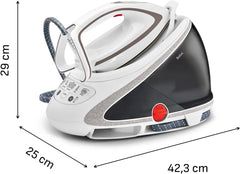Tefal Dampfbügelstation Pro Express Ultimate, 7,7 Bar, 155 g/Min. Kontinuierlicher Dampf, 500 g/Min. Extra-Dampfstoß, 2600 Watt, Kalk-Kollektor,