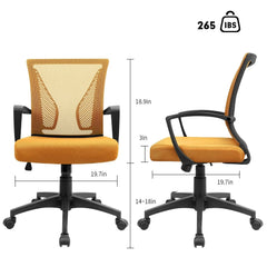 Ergonomic Mesh Office Chair with Lumbar Support, Breathable Computer Desk Chair