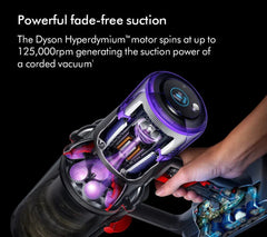 2026 Dyson V11 Extra Aspiradora Escoba Inalámbrica – Hasta 60 minutos de autonomía – Acabado Níquel y Rojo
