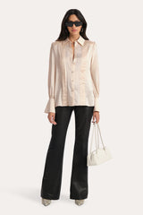 Chloe Charmeuse Blouse