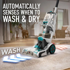 Automatic Carpet Cleaner Machine for Carpet and Upholstery, Deep Cleaning Shampooer, Turquoise