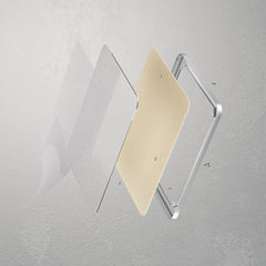 Wall Mirror Vanity Mirror, Bathroom Mirror with Rounded Corners, 1 Piece