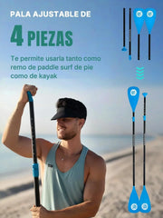 Niphean (Extra Grande) Tabla Paddle Surf Hinchable para 2+1 Personas/Familia, Paddle Surf con (Apto para Principiantes) Aleta Equilibrada, Funda