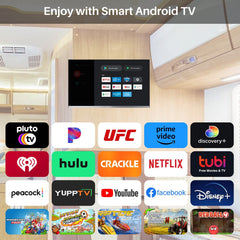 24" Smart 12V RV TV - Limo Series (With DVD Combo)