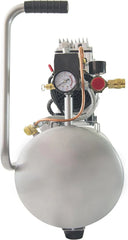 Air Tools 8010 Ultra Quiet Oil-Free Air Compressor, 1.0 HP, 8 Gallon, 120 PSI, 60 dB Noise Level