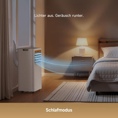 DREAME P-Wind10 7000 BTU Tragbare Klimaanlage, 3-in-1: Kühler & Entfeuchter & Ventilator. 3D Airflow, App- & Fernsteuerung, Schlafmodus,