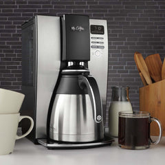 10-Cup Programmable Coffee Maker – Thermal Carafe with Strong Brew Selector