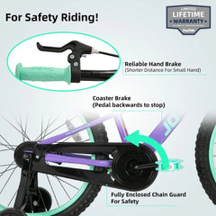 20-Inch Kids Bike with Training Wheels