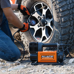 Air Compressor with Digital Pressure Gauge Tire Inflator Kit, 12V Portable Inflator 7.06ft/Min, Offroad Air Pump for Truck Tires, Heavy Duty Max 150 PSI for 4x4 Vehicle & RV