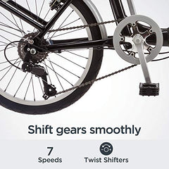 20-Inch Folding Adult Bike for Men and Women, 7-Speed Drivetrain