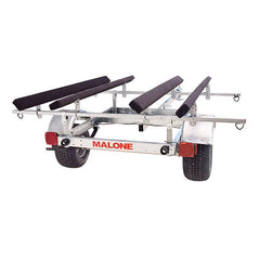 2-Kayak Trailer Package, 600-Lb. Capacity, Galvanized Steel, LED Lights, 70 MPH Rated Tires