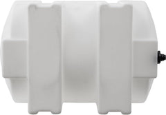 550-Gallon Horizontal Polyethylene Water Tank with Legs for Water and Non-Flammable Liquids