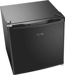 CHIQ Frigorífico Minibar capacidad 46L, Compresor incorporada, Botellero y Compartimiento Congelador, Control de Temperatura regulable, Bajo Nivel de