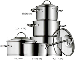 WMF Kult X Doppel- Induktionskochfeld 2 Platten, Kochplatte bis 28 cm, 2 Kochzonen, 8 Stufen, Topferkennung,Touch-Display, Glaskeramik, Timer-Funktion