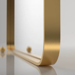 Wall Mirror Vanity Mirror, Bathroom Mirror with Rounded Corners, 1 Piece