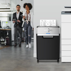 24-Sheet Cross-Cut Paper Shredder, 40-Min Continuous Run Time, 9-Gallon Basket, P-4 Security