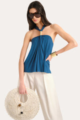 Lila Halterneck Top