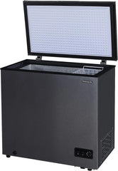 7 Cu. Ft. Chest Freezer with Adjustable Thermostat and Removable Basket, Granita Finish