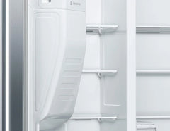 Balay - Frigorífico Americano XXL, NoFrost, Dispensador de Agua y Hielo, Cajones Fresh, Acero Inoxidable, 3FAE494XE
