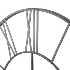 Modern Round Metal Wall Clock, Decorative Circular Hanging Clock for Living Room, Bedroom and Office