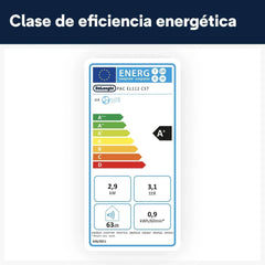 Pingüino PACEL112 Silent Aire Acondicionado Portátil Silencioso con Tecnología Eco Real Feel y Cool Surround, Función Deshumidificadora, 2.9 kW, 63 dB