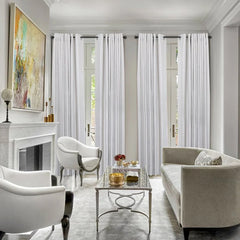 1 Inch Industrial Curtain Rods for Windows, Blackout Wrap-Around Rods, Rustic Matte Black