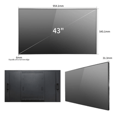 43" 4K High Brightness Digital Menu Board(700Nits)