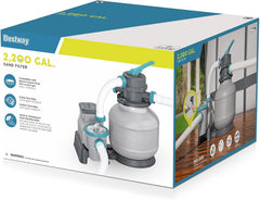 2,200 GPH Sand Filter Pump for Above Ground Pools, High Flow Swimming Pool Filtration System