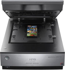 Epson Perfection V850, professioneller Fotoscanner, Scanner zum Digitalisieren von Fotos, Vorlagen, Dias und Negativen, Flachbettscanner mit hoher