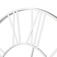 Modern Round Metal Wall Clock, Decorative Circular Hanging Clock for Living Room, Bedroom and Office