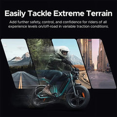 AKEZ Electric Bike for Adults - 1000W 28mph Moped Ebike with 48V 13A Removable Battery, Up to 94 Miles All Terrain Off Road E-Bike with 20*4.0" Fat Tire,Full Suspension,7-Speed UL Certified