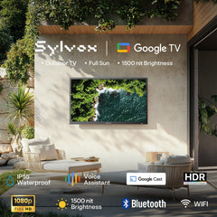 32" Outdoor TV(Google TV) - Pool SE (1500nit Brightness)