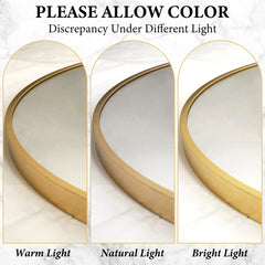 Asymmetrical Irregular Wall Mirror, Modern Decorative Accent Mirror for Living Room, Bedroom and Entryway