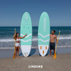 HUIIKE Tabla Paddle Surf Hinchable con Accesorios Incluidos, Remo, Quillas, Inflador. Stand Up Paddle Board Gran Estabilidad y Resistencia. 305 x 84 x