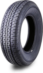 Set of 4 ST205/75R15 10-Ply Load Range E Steel-Belted Radial Trailer Tires with Scuff Guard