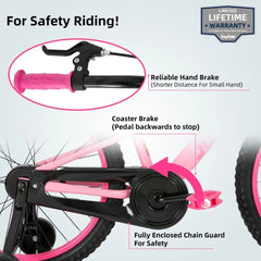 20-Inch Kids Bike with Training Wheels