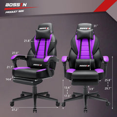 Racing Style Gaming Chair, 300 lbs Big and Tall High Back Computer Chair